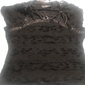 Malicia Lace Up Top from Killstar